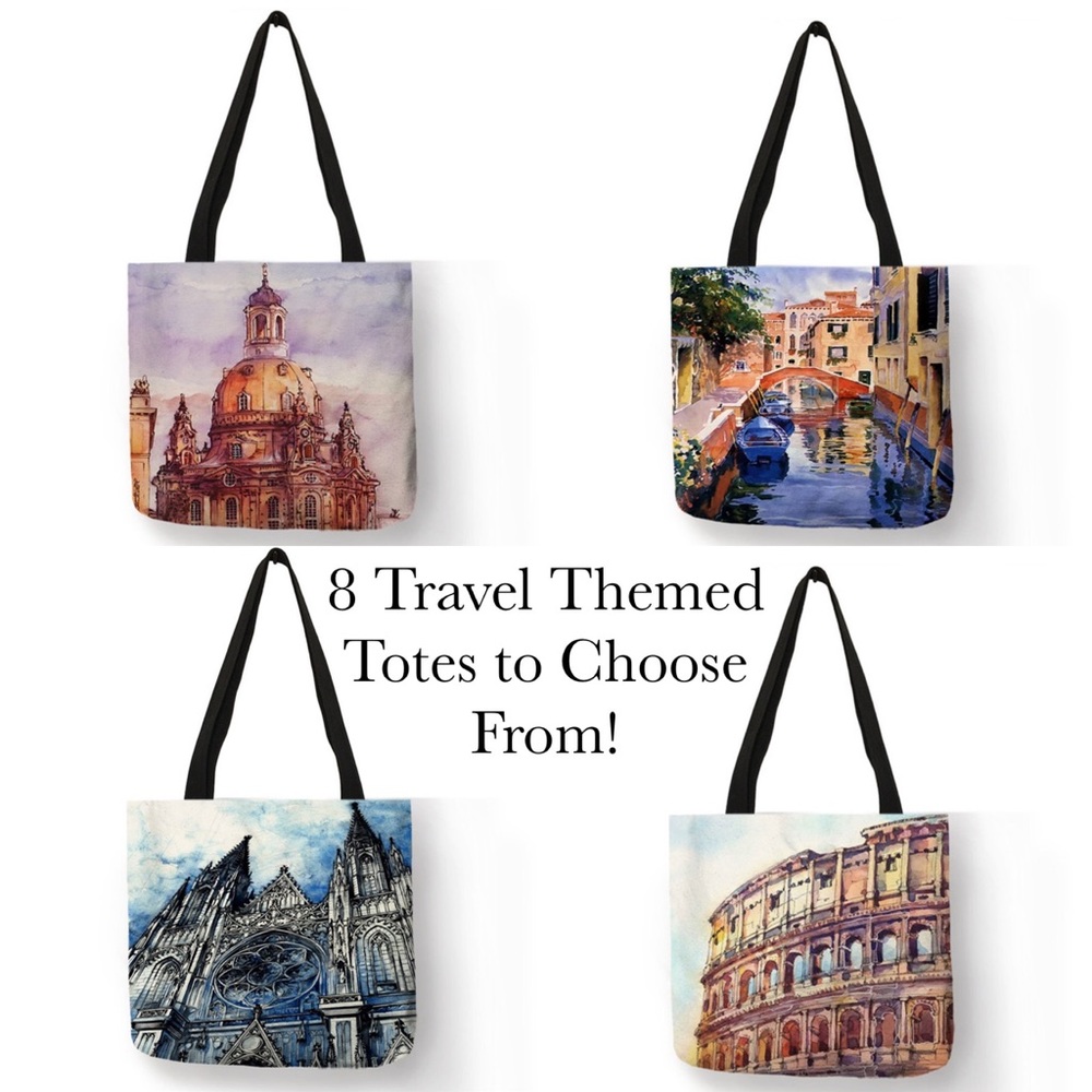 Eco-Friendly Dresden's Frauenkirche of Germany Folding Tote Bag - Picture 14 of 16